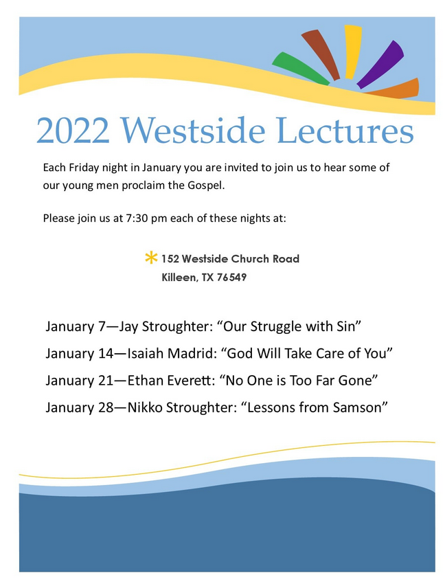 2022 Westside Lectures
